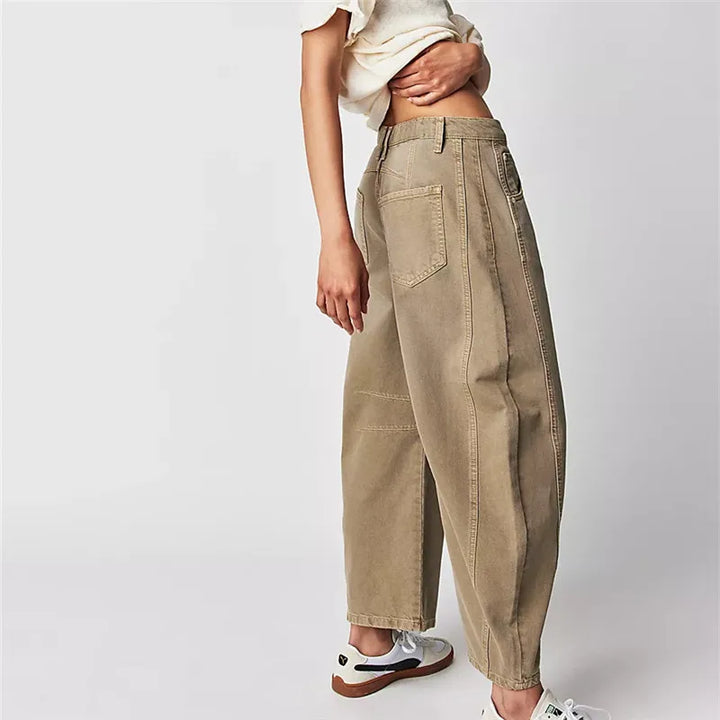 Soayana | Jean taille haute vintage pour femmes