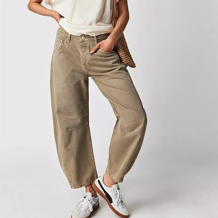 Soayana | Jean taille haute vintage pour femmes