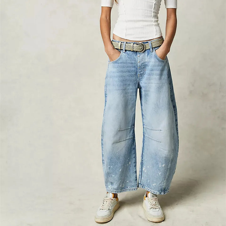 Soayana | Jean taille haute vintage pour femmes