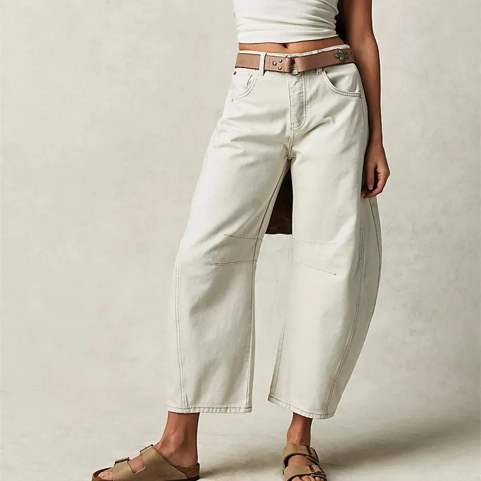 Soayana | Jean taille haute vintage pour femmes