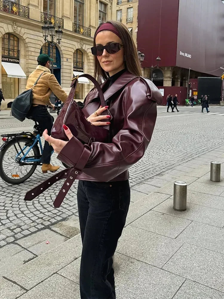 Roarala | Veste en cuir tendance pour femmes