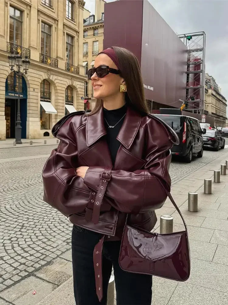 Roarala | Veste en cuir tendance pour femmes