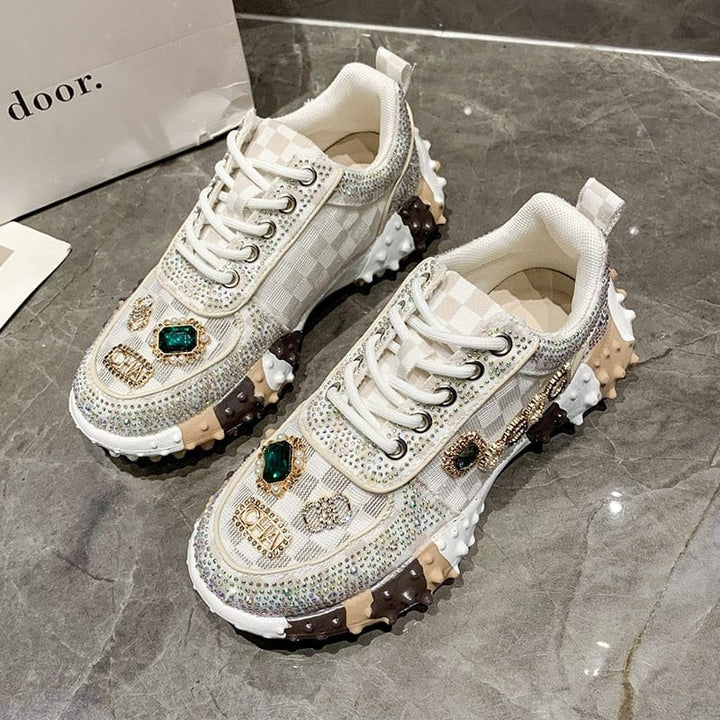 Viriama | Chaussures en diamant strass