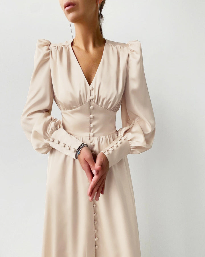 Noellema | Robe satinée élégante pour femmes