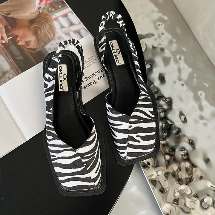 Veonnasa | Chaussures à talons carrés tendance