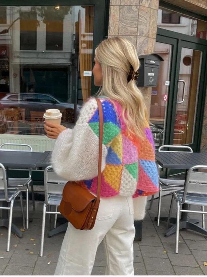 Molinera | Pull ouvert rayé