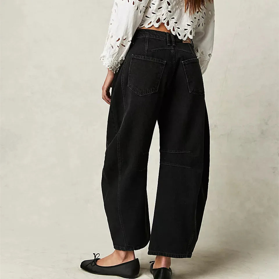Soayana | Jean taille haute vintage pour femmes