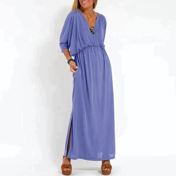 Ounaxa | Maxi-robe boho élégante avec bande à la taille