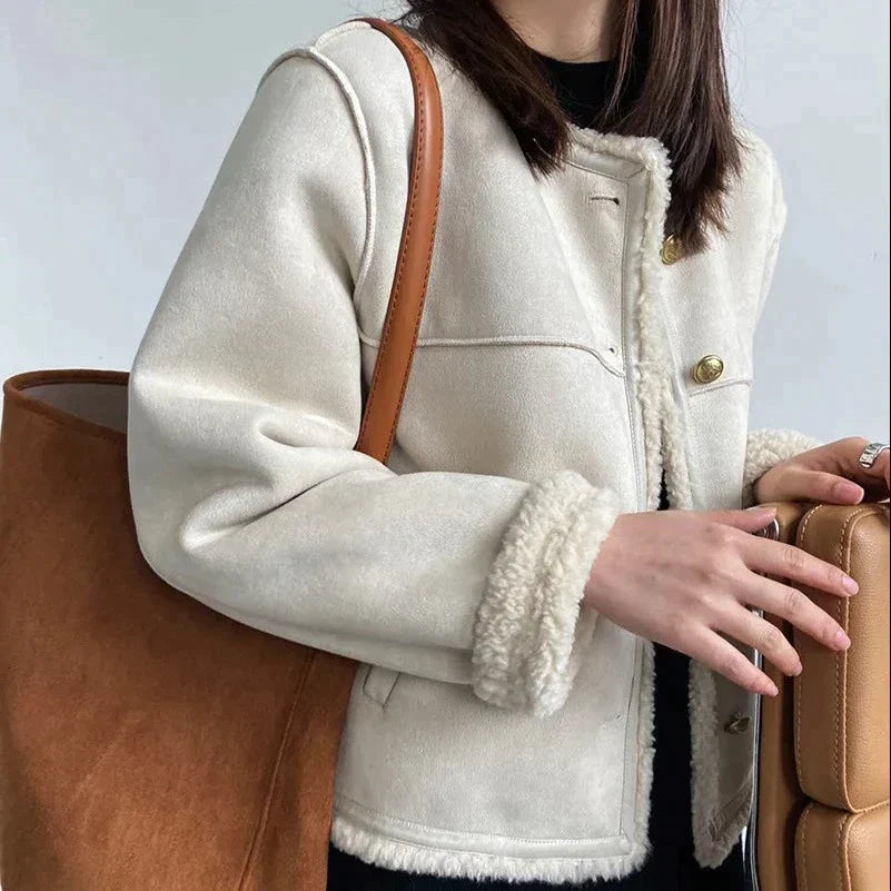 Maenasa | Veste de charme d'hiver en daim luxueux
