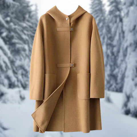 Naellesa | Veste en cachemire à capuche pour femmes