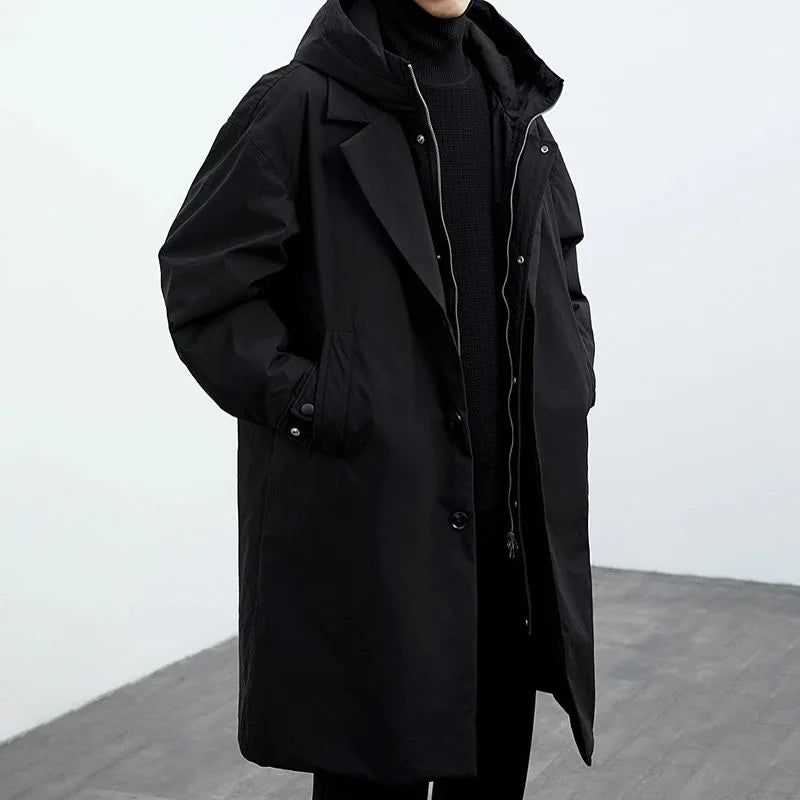 Leliner | Manteau long élégant pour hommes