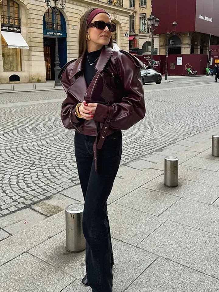 Roarala | Veste en cuir tendance pour femmes