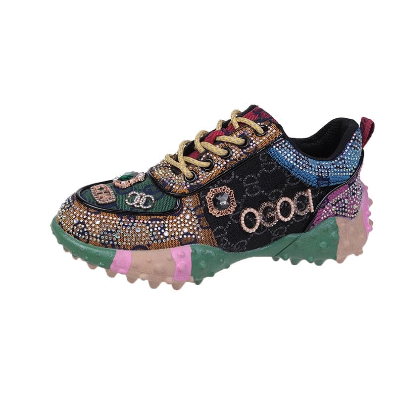 Viriama | Chaussures en diamant strass