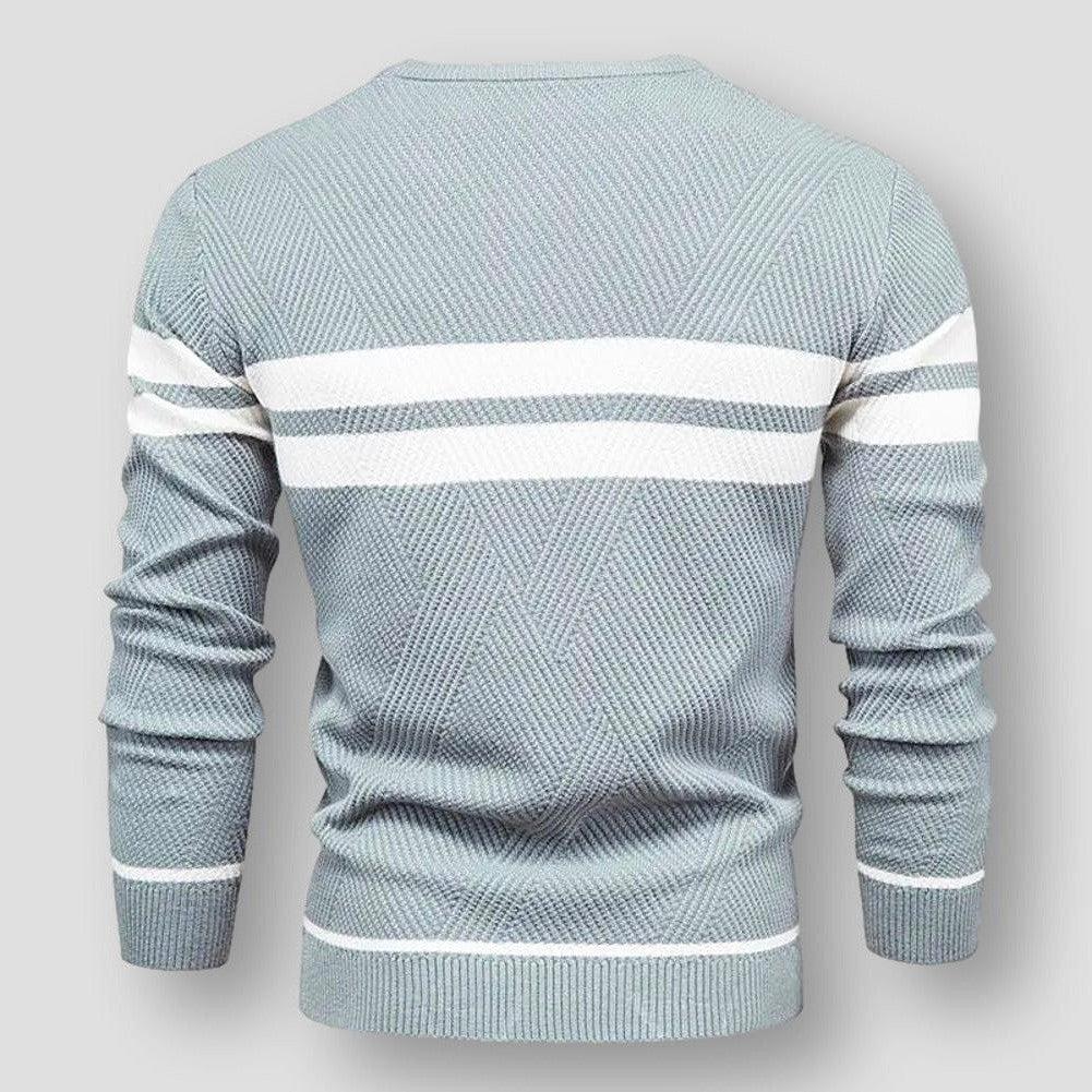 Eoraes | Pull rayé chic pour hommes