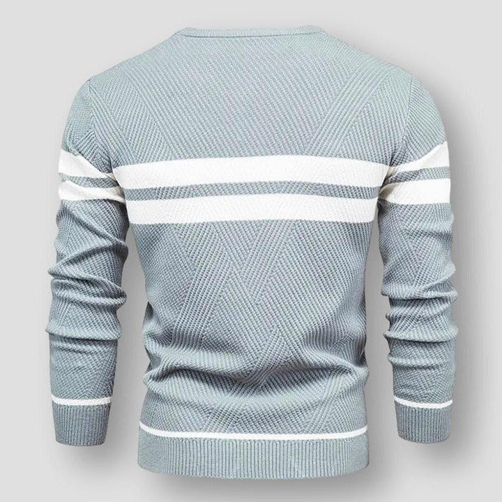 Eoraes | Pull rayé chic pour hommes