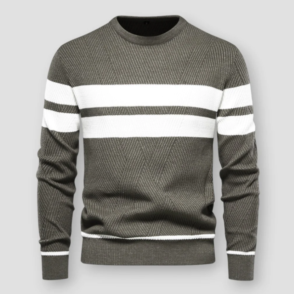 Eoraes | Pull rayé chic pour hommes