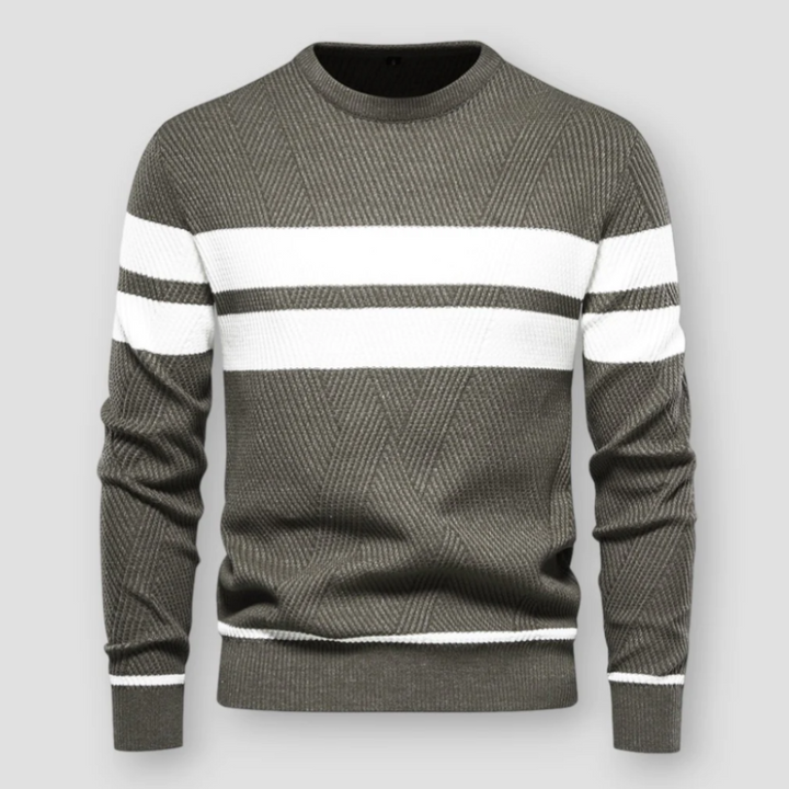 Eoraes | Pull rayé chic pour hommes
