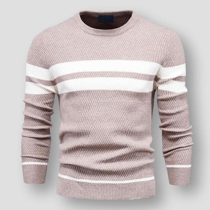 Eoraes | Pull rayé chic pour hommes