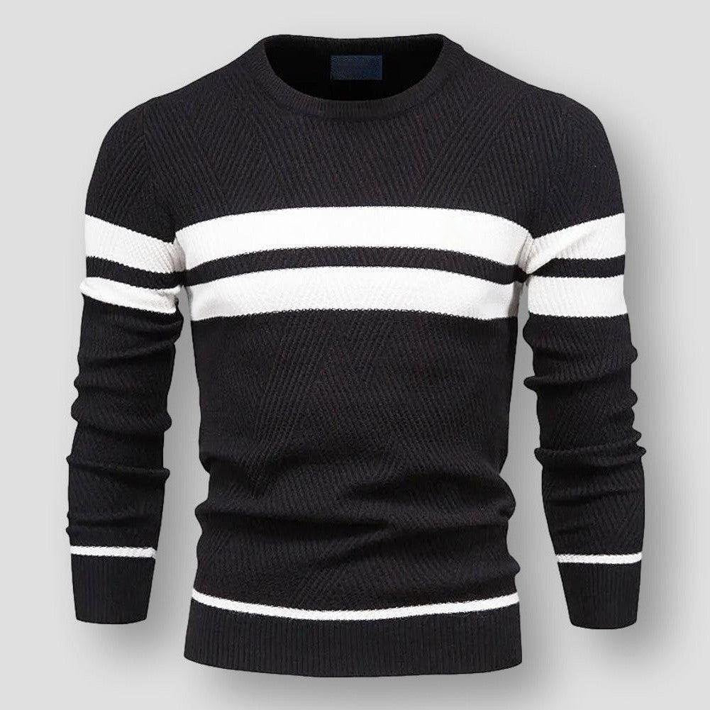 Eoraes | Pull rayé chic pour hommes