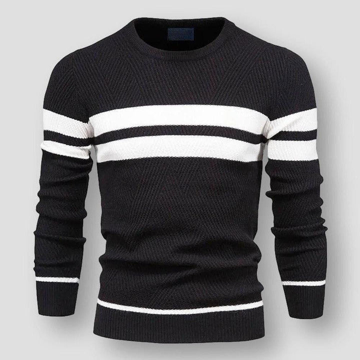 Eoraes | Pull rayé chic pour hommes