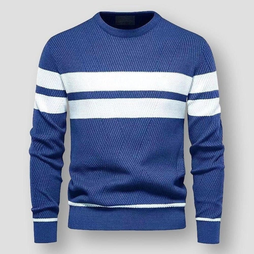 Eoraes | Pull rayé chic pour hommes