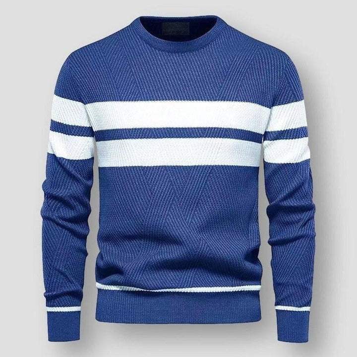 Eoraes | Pull rayé chic pour hommes