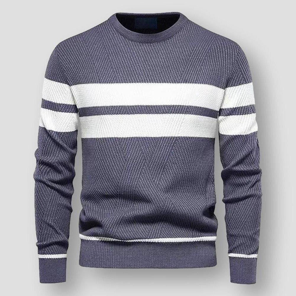 Eoraes | Pull rayé chic pour hommes