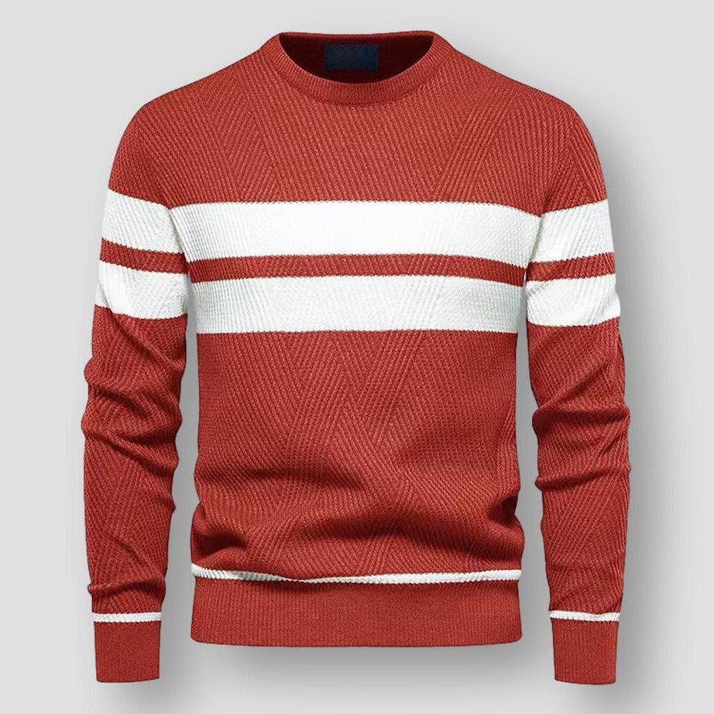 Eoraes | Pull rayé chic pour hommes