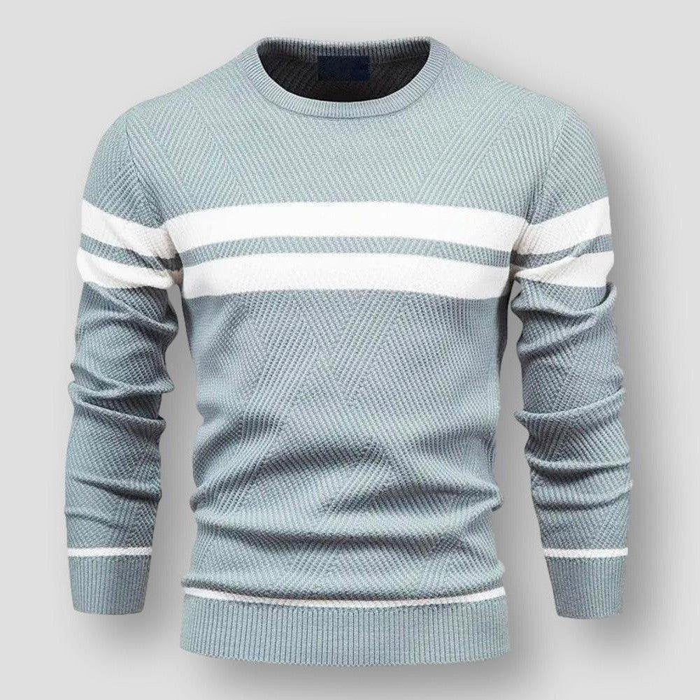 Eoraes | Pull rayé chic pour hommes