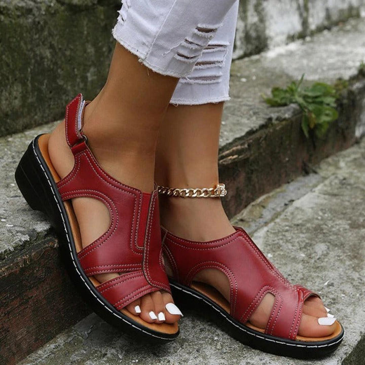 Veanama Confortable Compensées Sandales – Becky