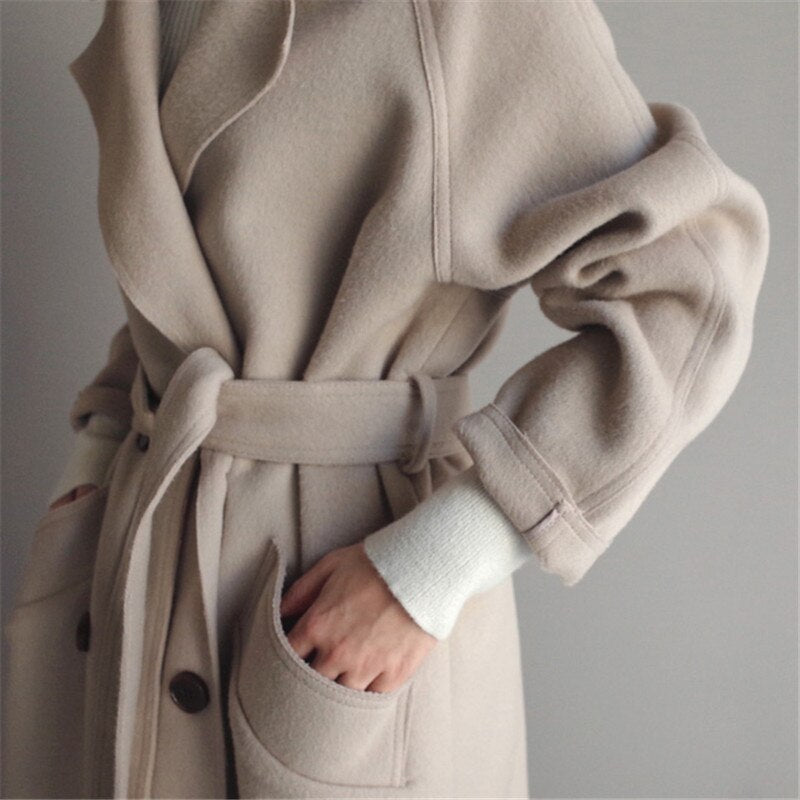 Laosiaxa | Manteau en laine élégant pour femmes