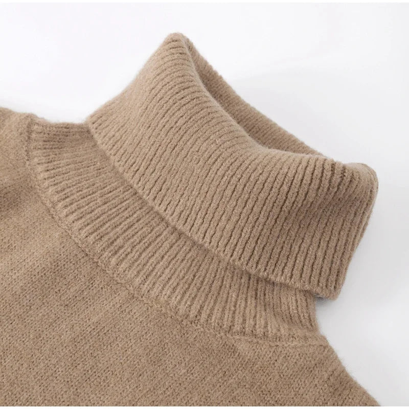 Viarrasa | Pull à col roulé en maille douce et confortable