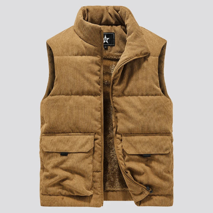 Nianam | Gilet en velours côtelé pour hommes