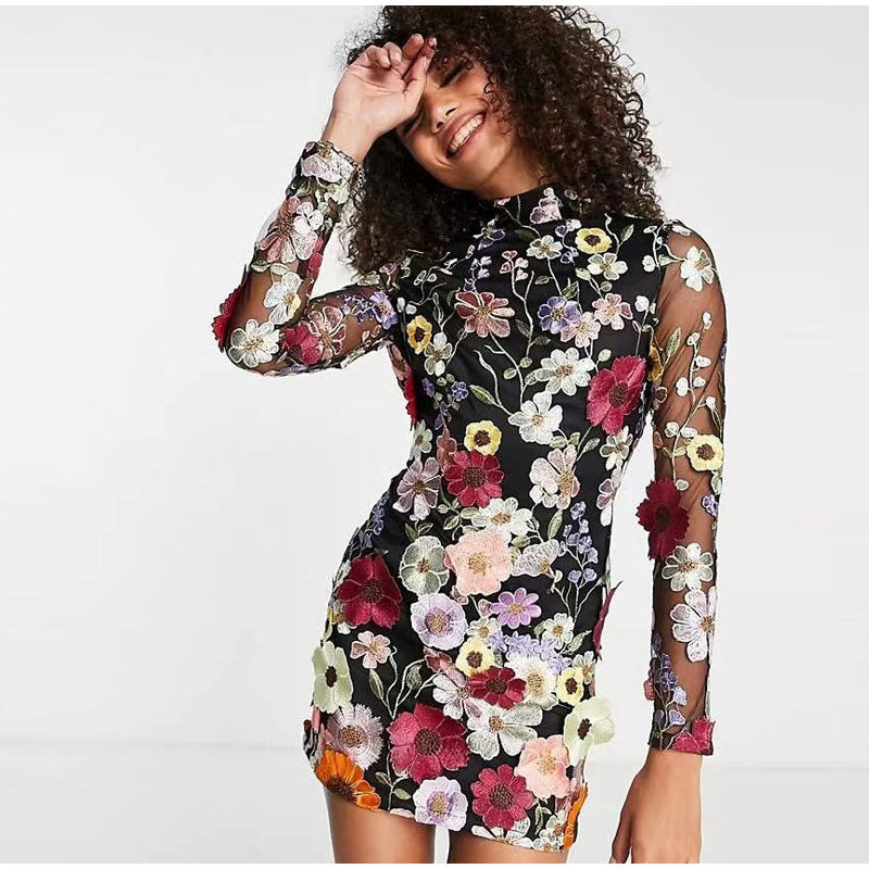 Saevala | Robe élégante à motifs floraux pour femmes
