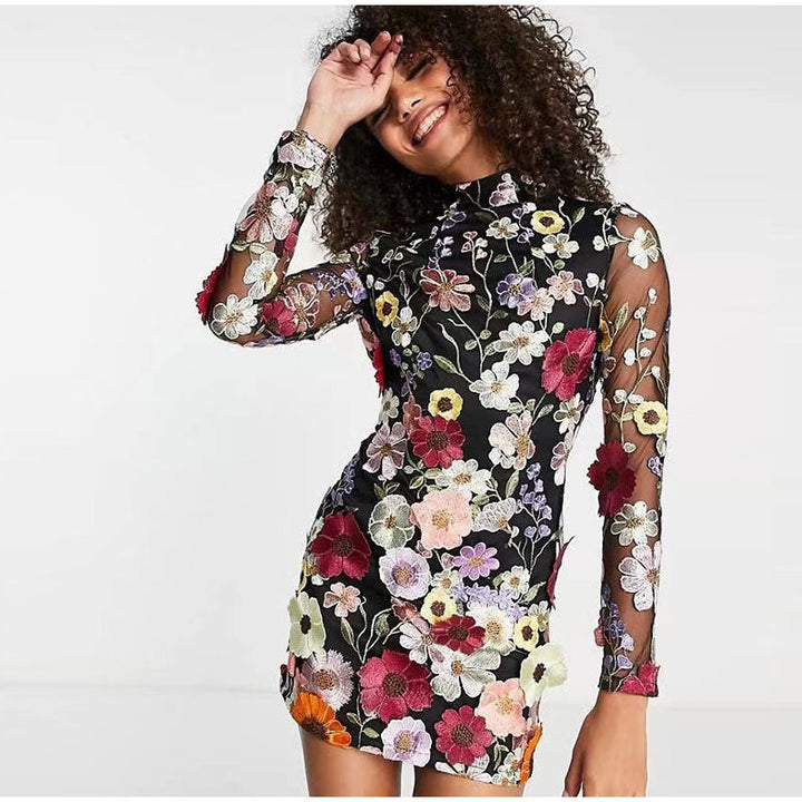 Saevala | Robe élégante à motifs floraux pour femmes