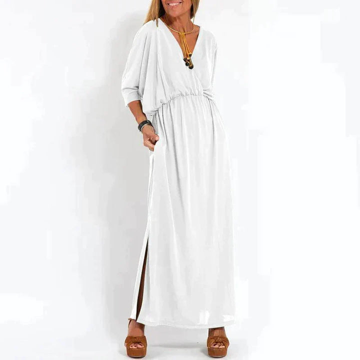 Ounaxa | Maxi-robe boho élégante avec bande à la taille