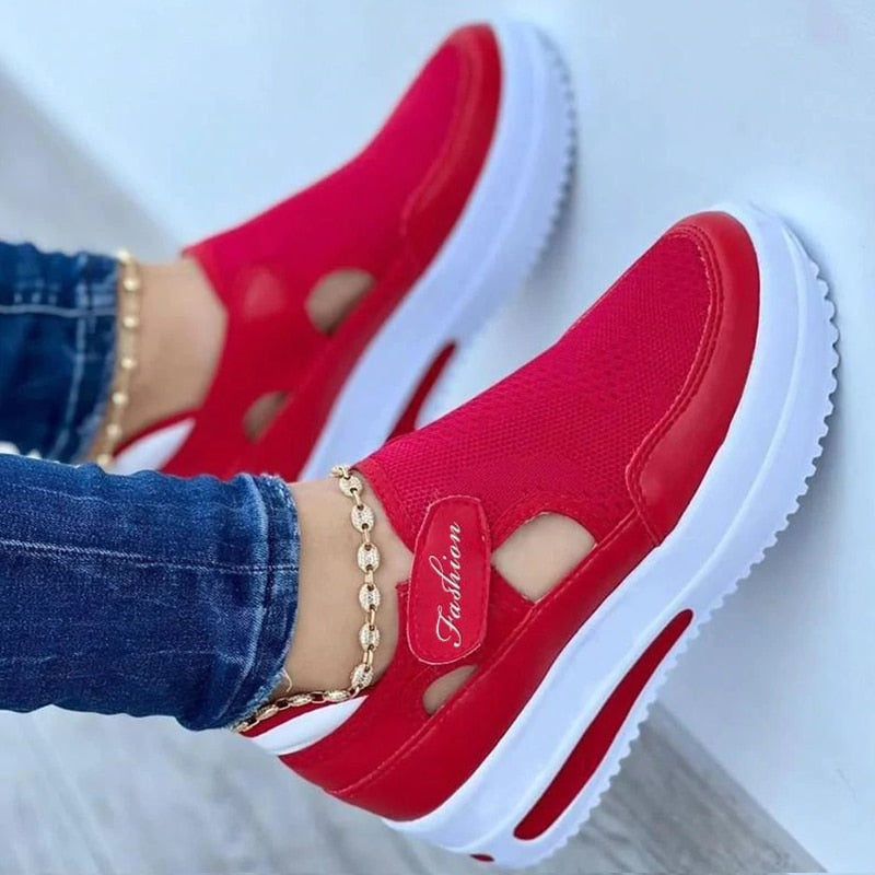 Saara | Baskets casual à épaisse semelle pour femmes