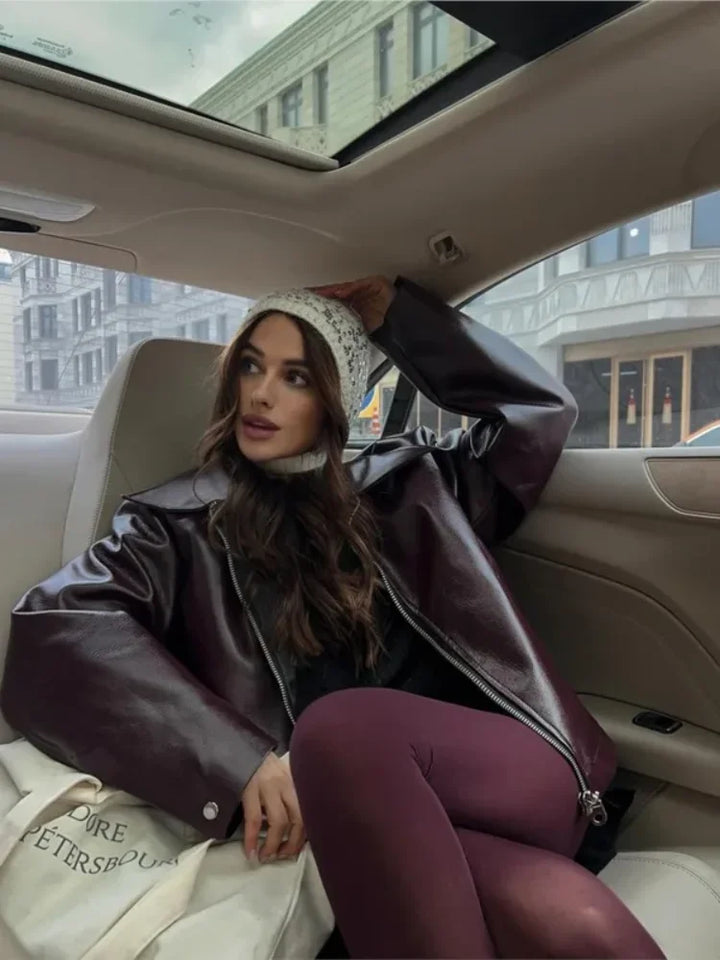 Roarala | Veste en cuir tendance pour femmes