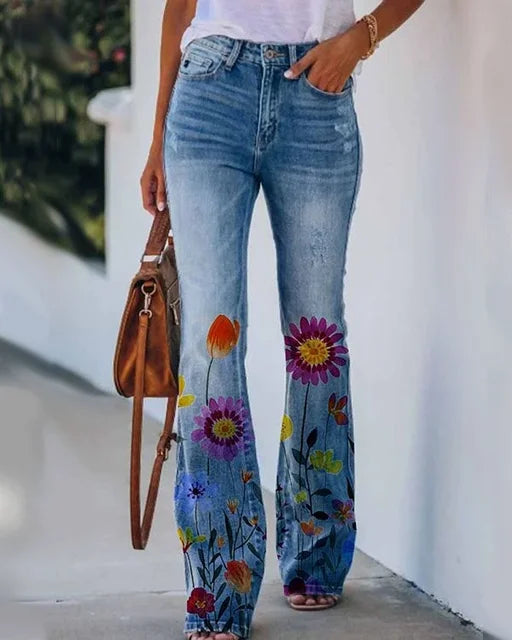Molia | Jean évasé tendance pour femmes