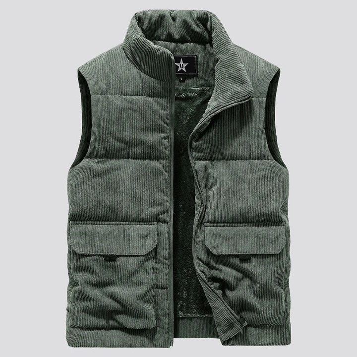 Nianam | Gilet en velours côtelé pour hommes