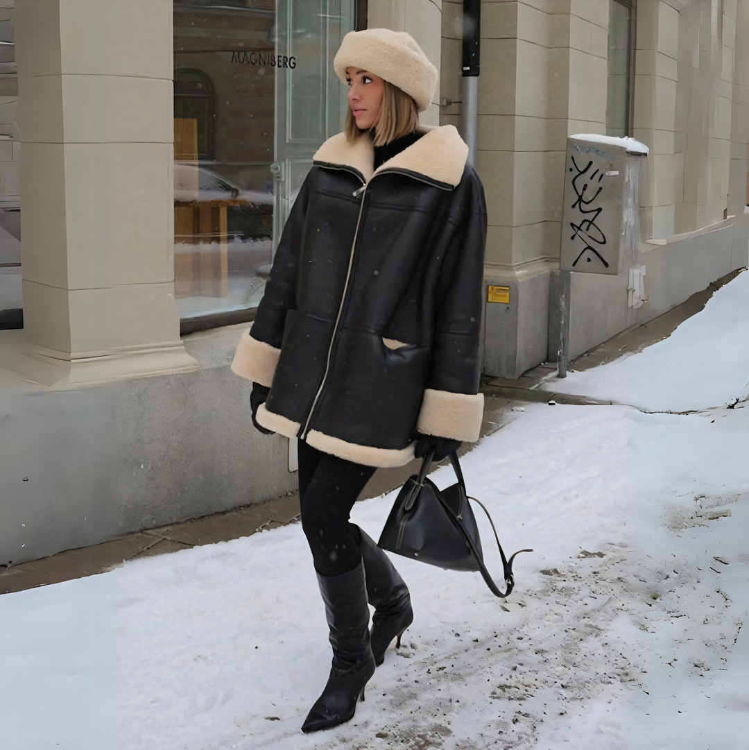 Reirala | Veste d'hiver doublée de fourrure