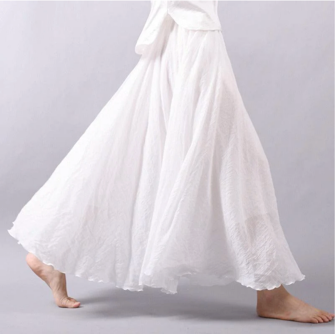 Reliara Plissée Maxi Jupe – Vera