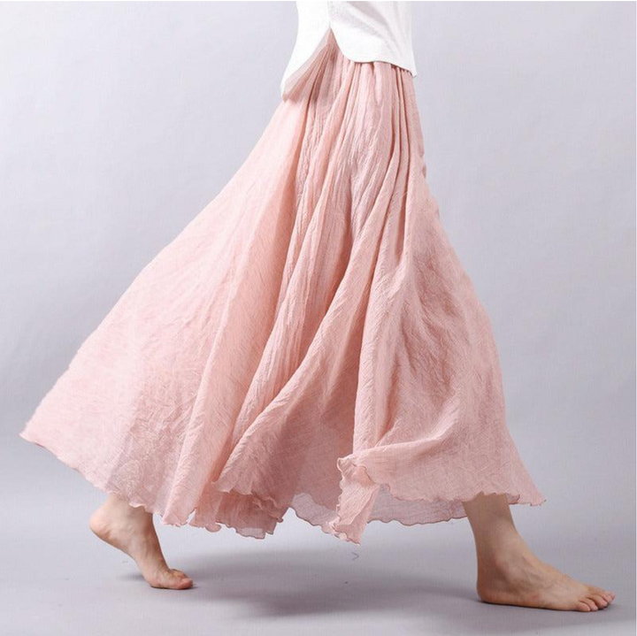 Reliara Plissée Maxi Jupe – Vera