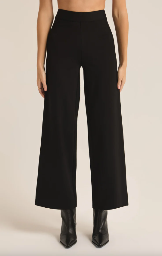 Luellena | Pantalon structuré en tissu ponte pour femme