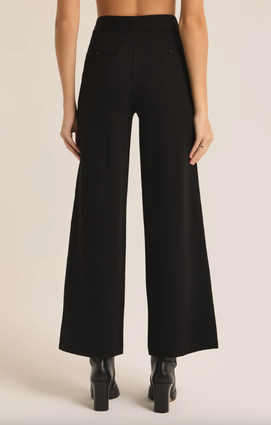 Luellena | Pantalon structuré en tissu ponte pour femme
