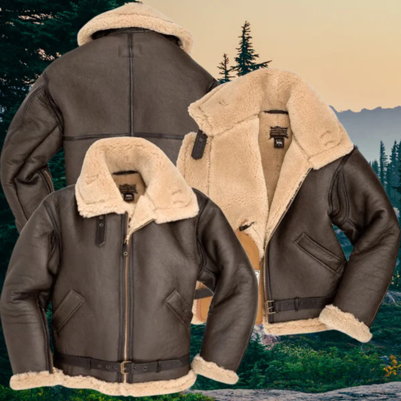 Raaynen | Veste coupe-vent, chaude et épaisse pour homme