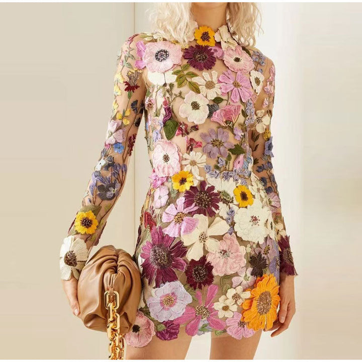 Saevala | Robe élégante à motifs floraux pour femmes