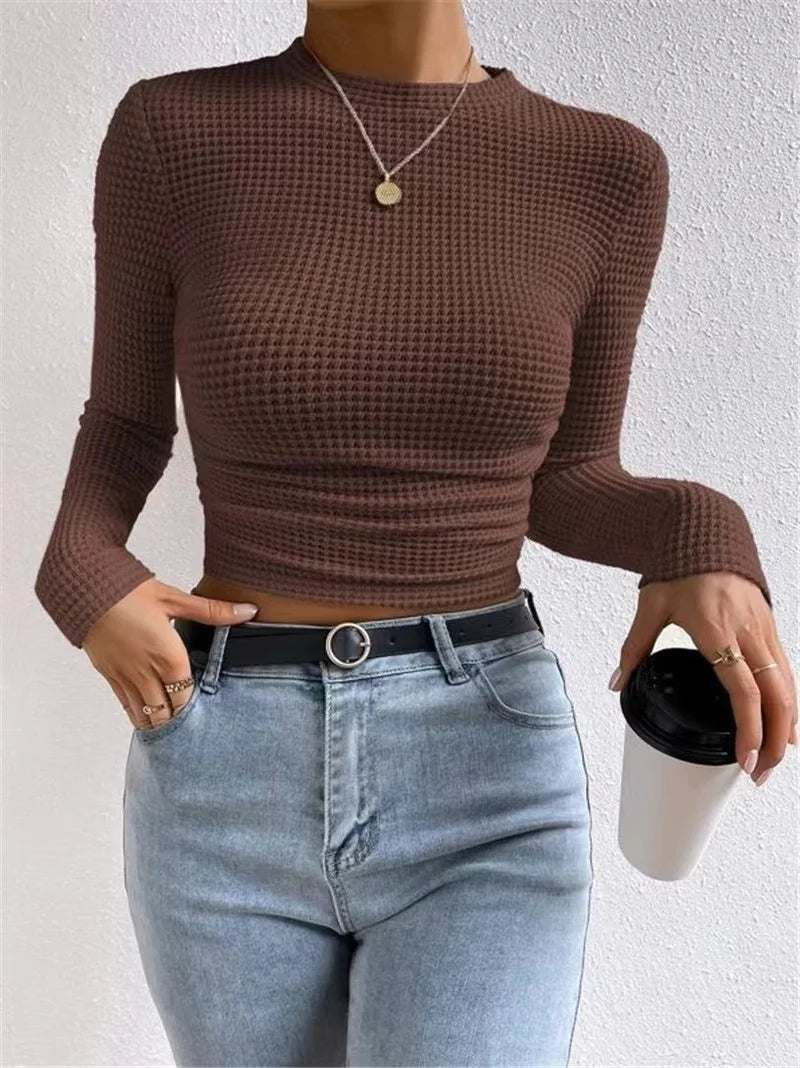 Moinara | T-shirt ajusté manches longues pour femmes