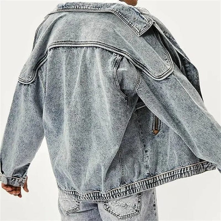 Aayas | Veste en denim moderne pour hommes