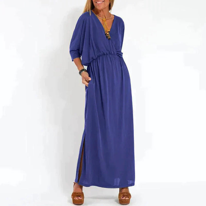 Ounaxa | Maxi-robe boho élégante avec bande à la taille